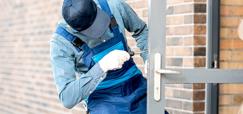 Pivot Storefront Door Locks Installation in Deerfield Beach, Florida